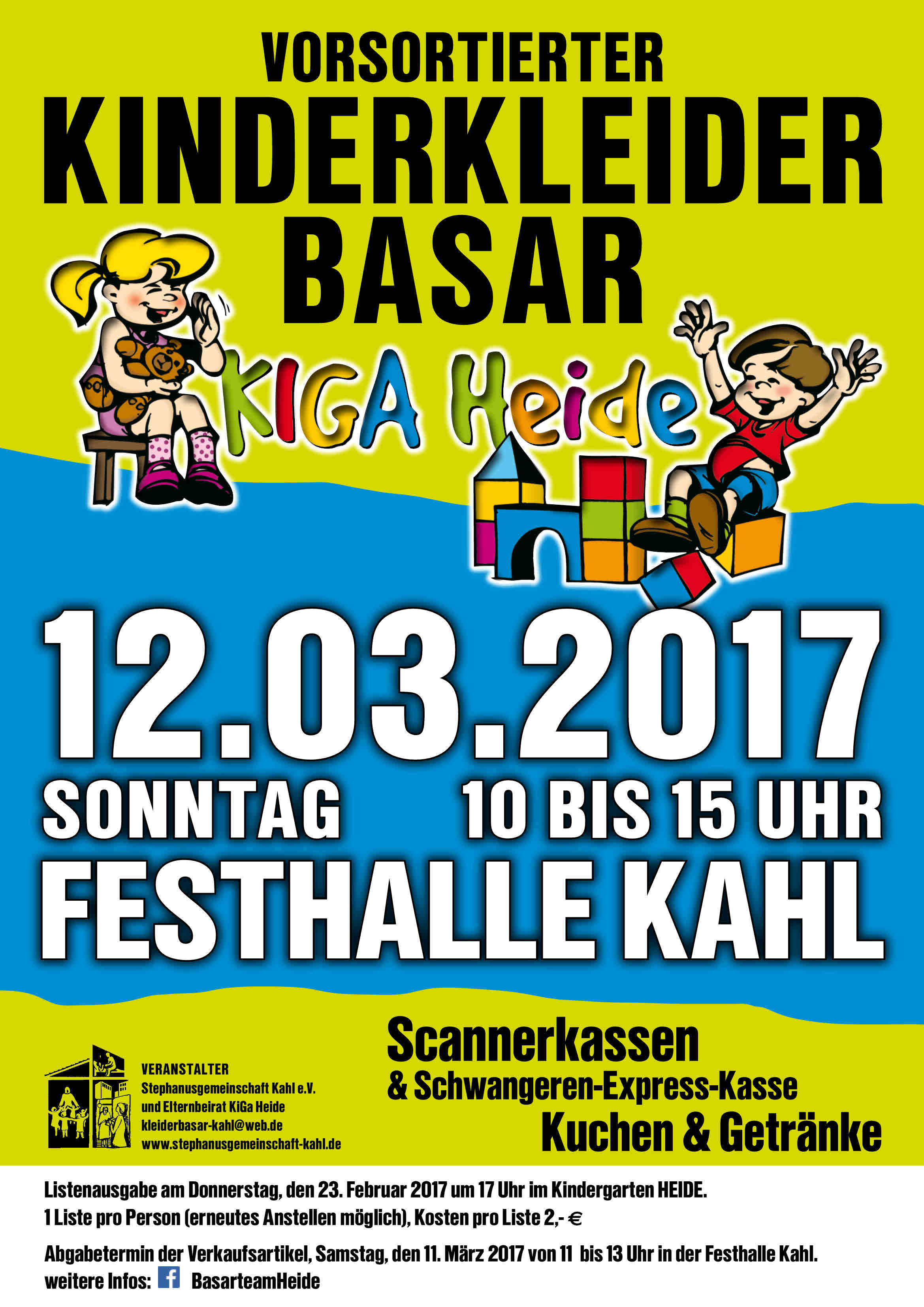 Basar Plakat A3-Frühling 2017